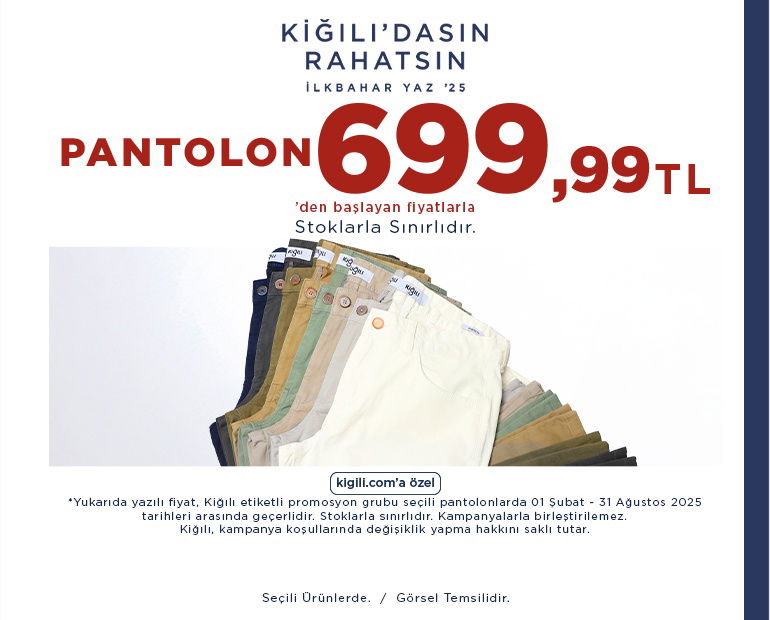 Pantolon 699.99 TL'den
