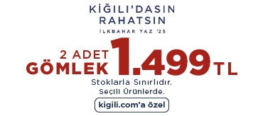 Kiğılı 2 Adet Gömlek 1.499 TL Kampanyası