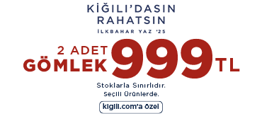 Kiğılı 2 Adet Gömlek 999 TL Kampanyası