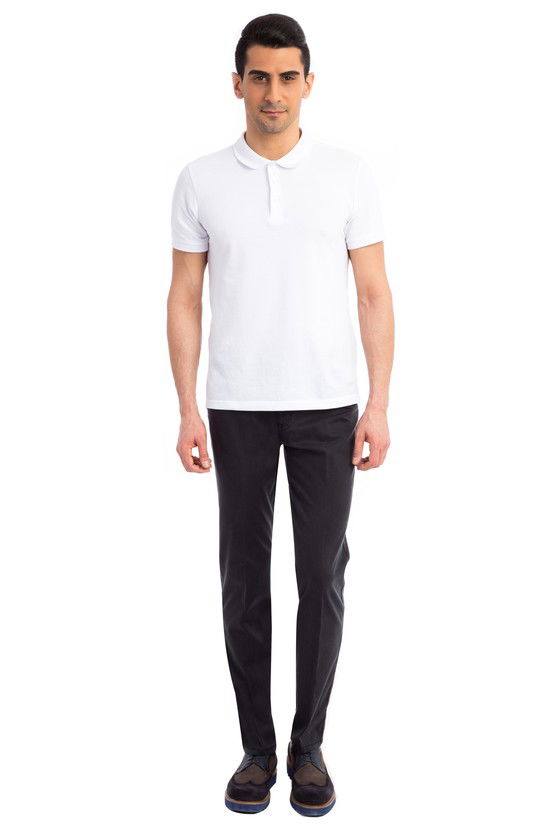 Erkek Giyim - Slim Fit Tencel Pantolon