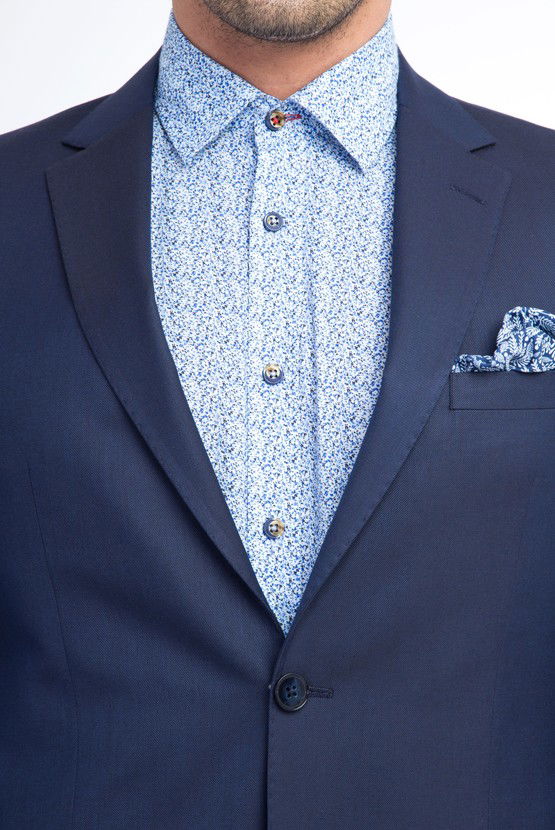 Erkek Giyim - Süper Slim Fit Takım Elbise