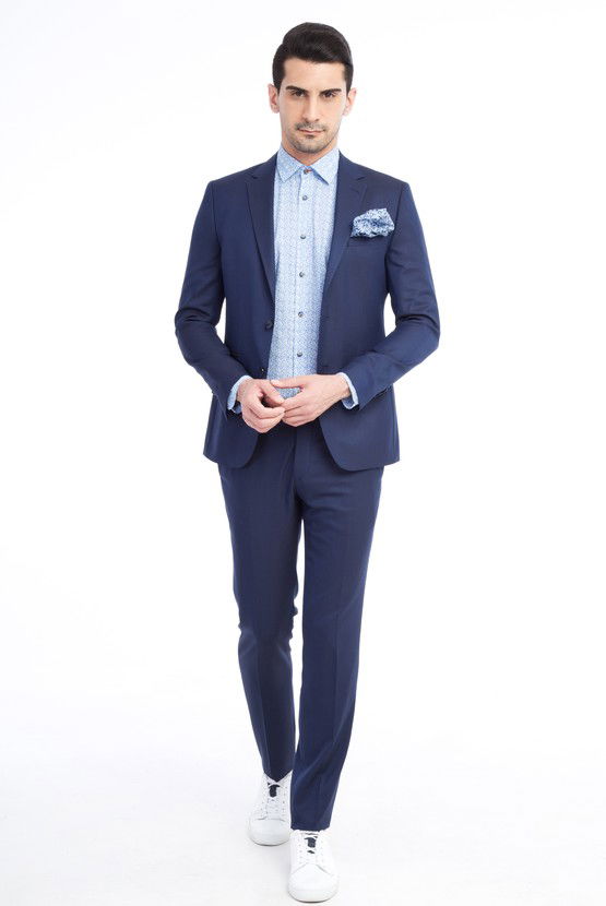 Erkek Giyim - Süper Slim Fit Takım Elbise