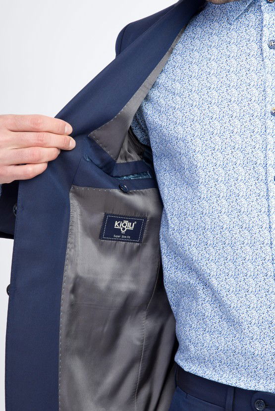 Erkek Giyim - Süper Slim Fit Takım Elbise