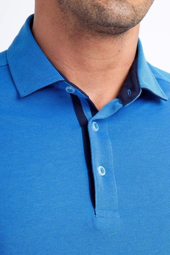 Erkek Giyim - Polo Yaka Slim Fit Tişört
