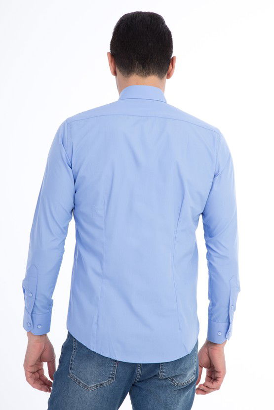 Erkek Giyim - Uzun Kol Slim Fit Gömlek