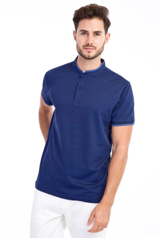 Erkek Giyim - Hakim Yaka Slim Fit Tişört