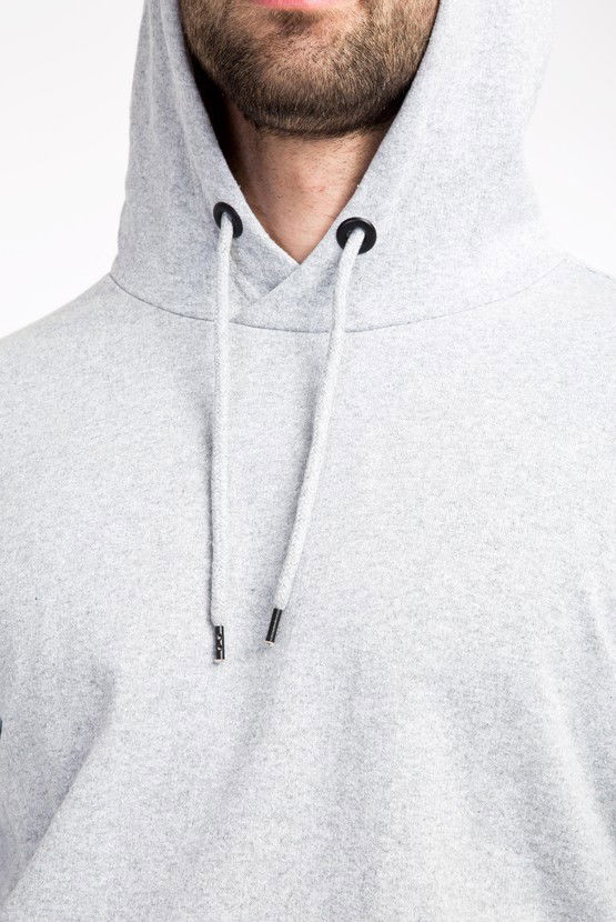 Erkek Giyim - Kapüşonlu Cepli Sweatshirt