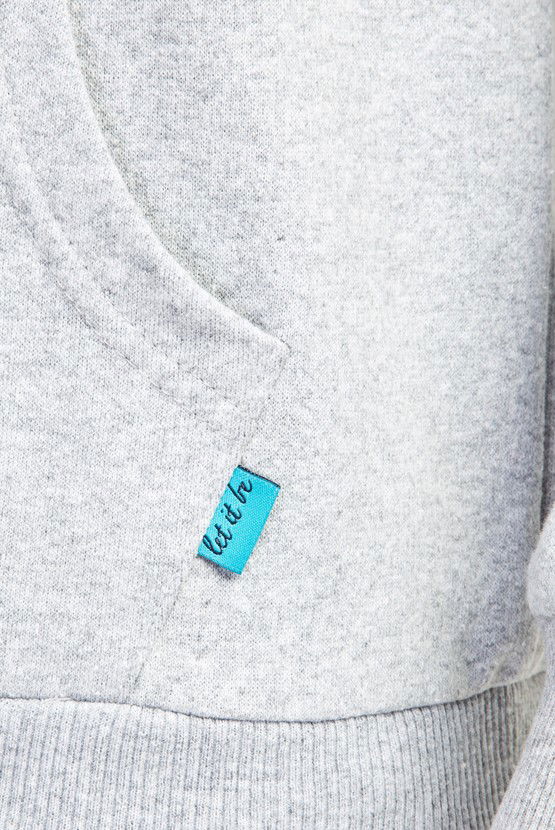 Erkek Giyim - Kapüşonlu Cepli Sweatshirt