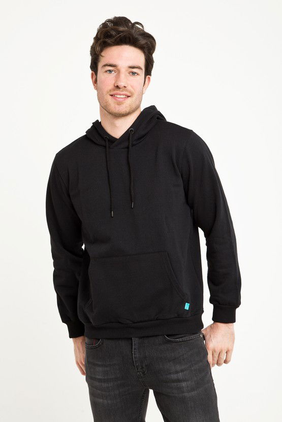 Erkek Giyim - Kapüşonlu Cepli Sweatshirt