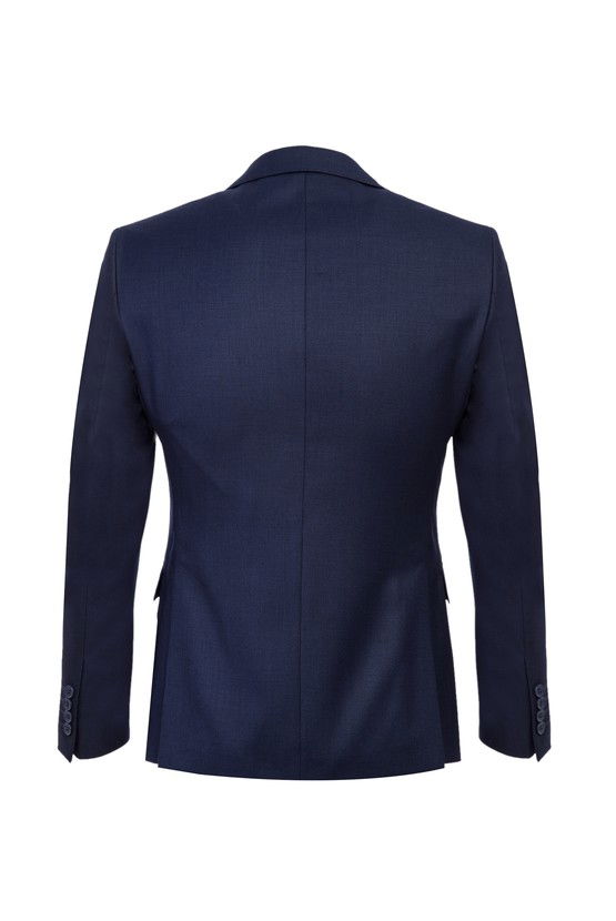 Erkek Giyim - Slim Fit Dar Kesim Desenli Takım Elbise