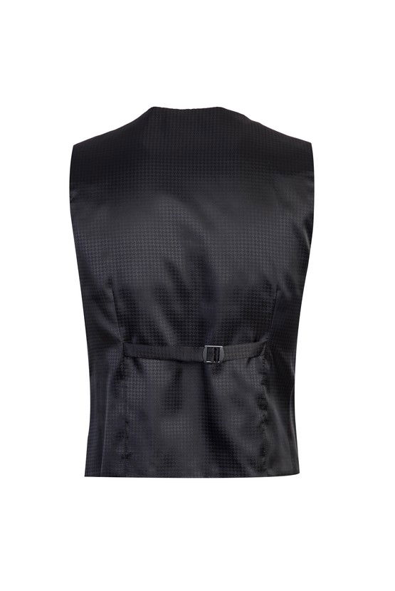 Erkek Giyim - Mono Yaka Yelekli Slim Fit Smokin / Damatlık