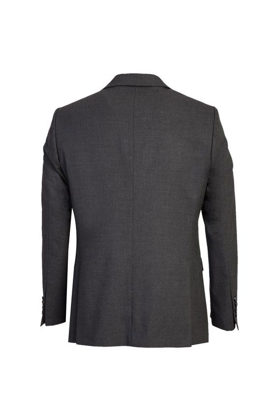 Erkek Giyim - Slim Fit Dar Kesim Yünlü Takım Elbise