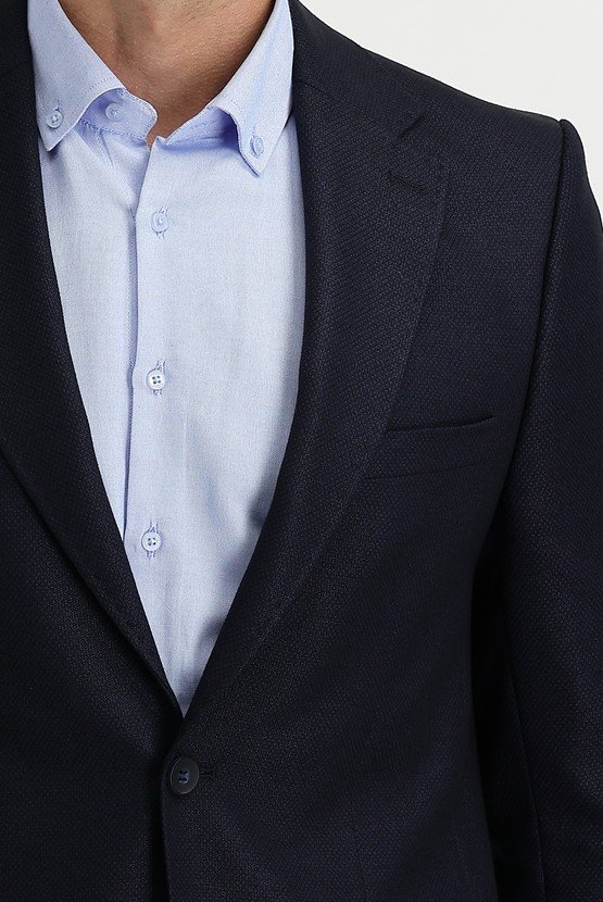 Erkek Giyim - Kuşgözü Klasik Ceket