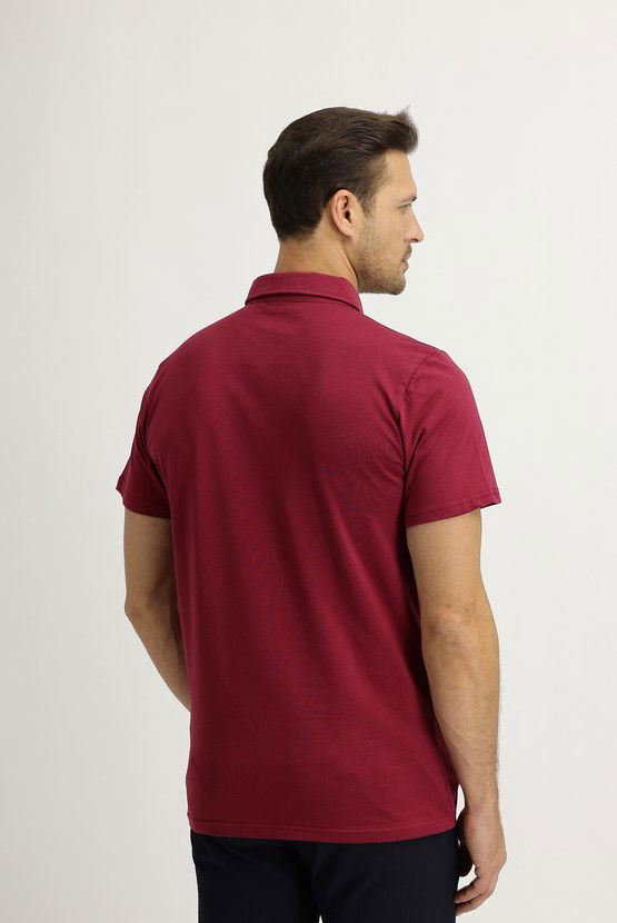 Erkek Giyim - Polo Yaka Regular Fit Tişört