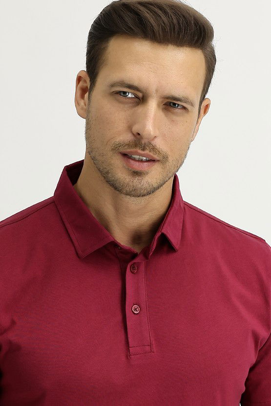 Erkek Giyim - Polo Yaka Regular Fit Tişört
