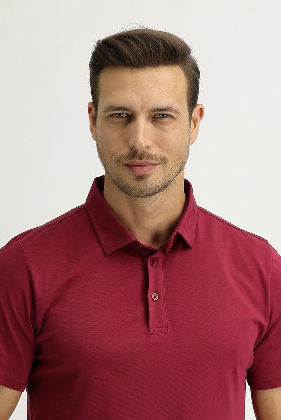 Erkek Giyim - Polo Yaka Regular Fit Tişört