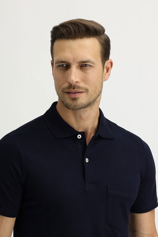 Erkek Giyim - Polo Yaka Regular Fit Tişört