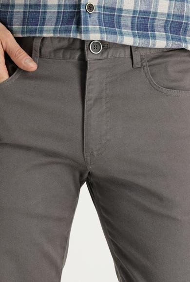 Erkek Giyim - ORTA VİZON 58 Beden Slim Fit Dar Kesim Likralı Kanvas / Chino Pantolon