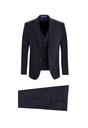  KOYU LACİVERT  Slim Fit Dar Kesim Yelekli Takım Elbise