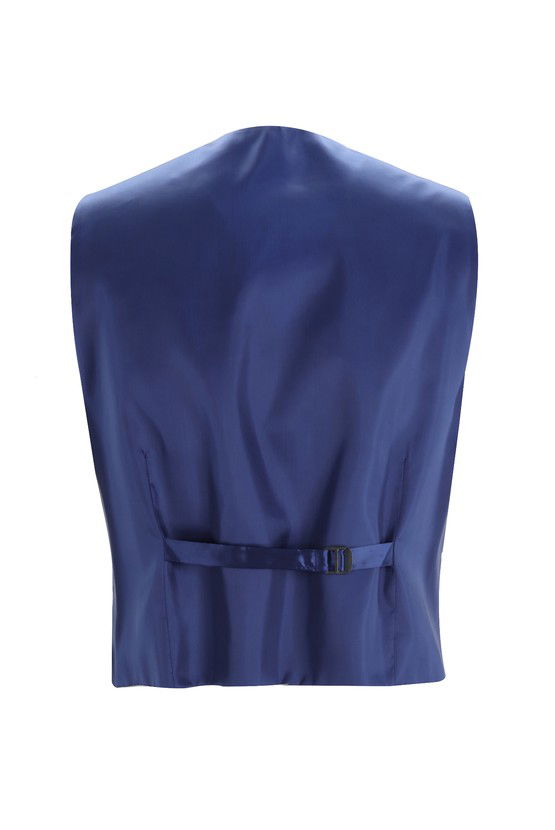Erkek Giyim - Slim Fit Dar Kesim Yelekli Takım Elbise
