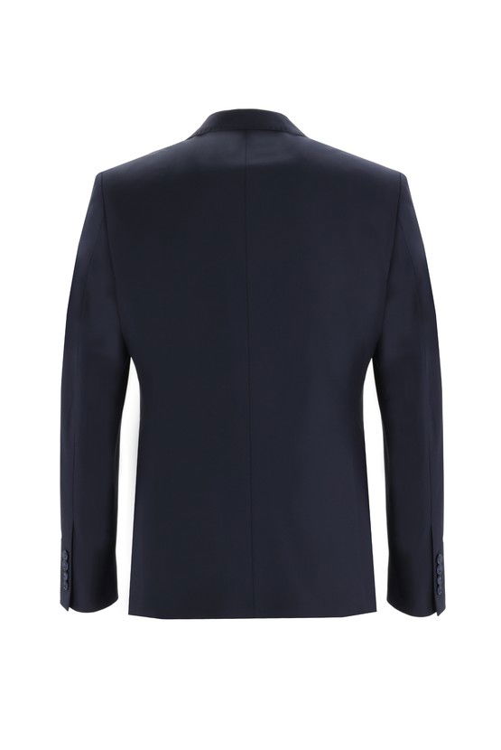Erkek Giyim - Slim Fit Dar Kesim Yelekli Takım Elbise