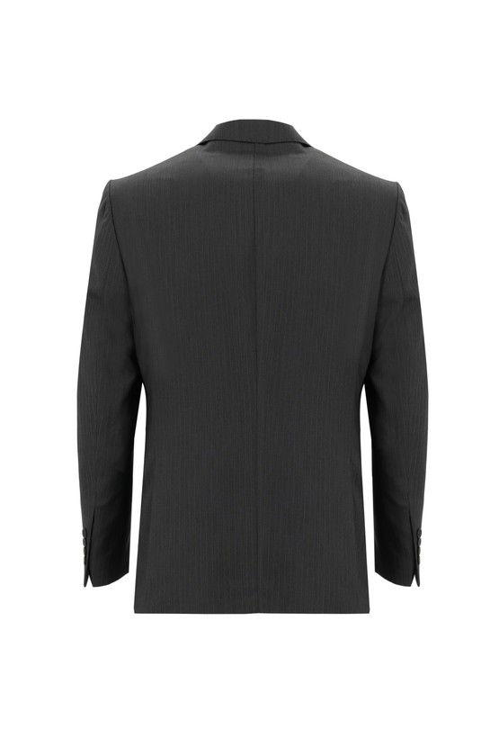 Erkek Giyim - Slim Fit Dar Kesim Çizgili Takım Elbise