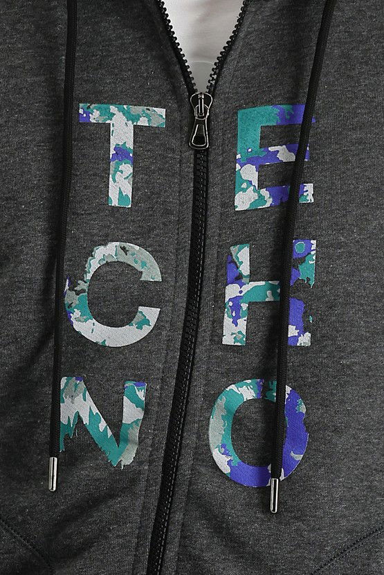 Erkek Giyim - Kapüşonlu Fermuarlı Sweatshirt