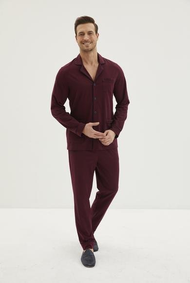 Erkek Giyim - MÜRDÜM XXL Beden Bebe Yaka 2'li Pamuk Pijama Takımı