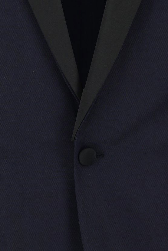 Erkek Giyim - Slim Fit Dar Kesim Sivri Yaka Smokin & Damatlık