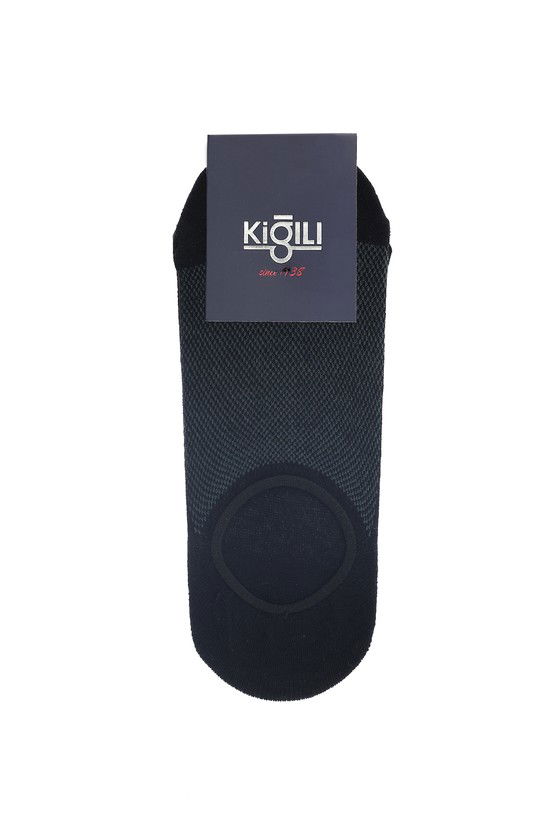 Erkek Giyim - 2'li Pamuklu Desenli Loafer Çorap Seti