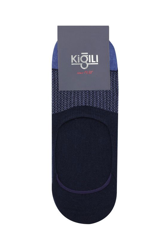 Erkek Giyim - 2'li Pamuklu Desenli Loafer Çorap Seti