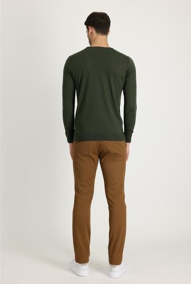 Erkek Giyim - TABA 70 Beden Regular Fit Likralı Kanvas / Chino Pantolon