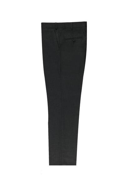 Erkek Giyim - ORTA FÜME 70 Beden Yünlü Klasik Kumaş Pantolon