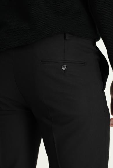 Erkek Giyim - SİYAH 50 Beden Yünlü Klasik Kumaş Pantolon