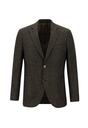  ORTA KAHVE  Slim Fit Dar Kesim Desenli Ceket