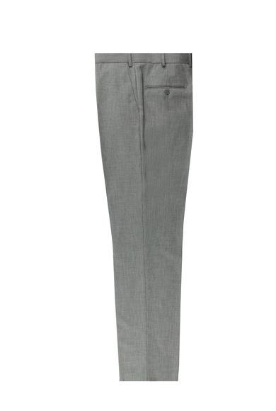 Erkek Giyim - AÇIK FÜME 48 Beden Slim Fit Dar Kesim Klasik Kumaş Pantolon