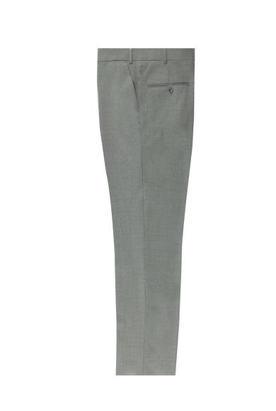 Erkek Giyim - ORTA FÜME 62 Beden Yünlü Klasik Kumaş Pantolon