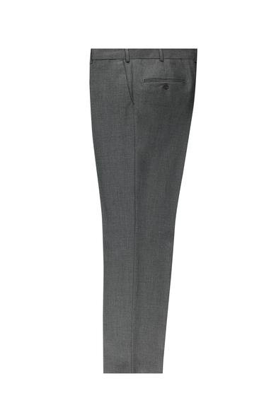 Erkek Giyim - ORTA GRİ 48 Beden Yünlü Klasik Kumaş Pantolon