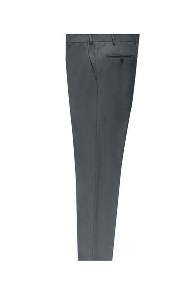 Erkek Giyim - BULUT GRİ 48 Beden Slim Fit Dar Kesim Klasik Kumaş Pantolon