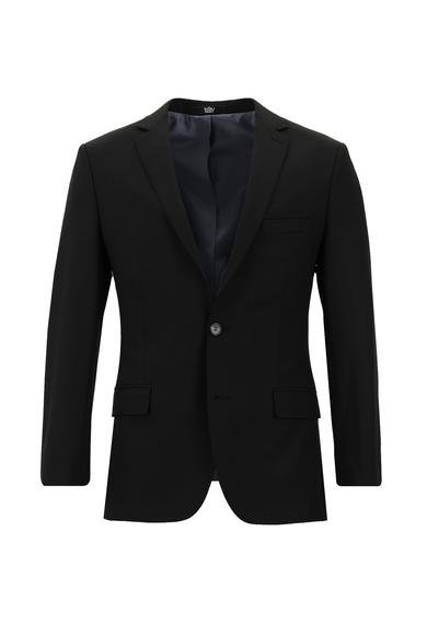 Erkek Giyim - SİYAH 44 Beden Super Slim Fit Ekstra Dar Kesim Klasik Takım Elbise