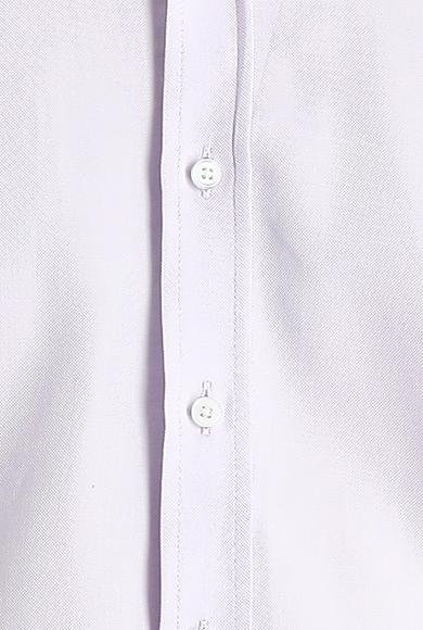 Erkek Giyim - LİLA M Beden Uzun Kol Regular Fit Oxford Pamuk Gömlek