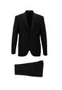  SİYAH  Slim Fit Dar Kesim Şal Yaka Yünlü Smokin & Damatlık