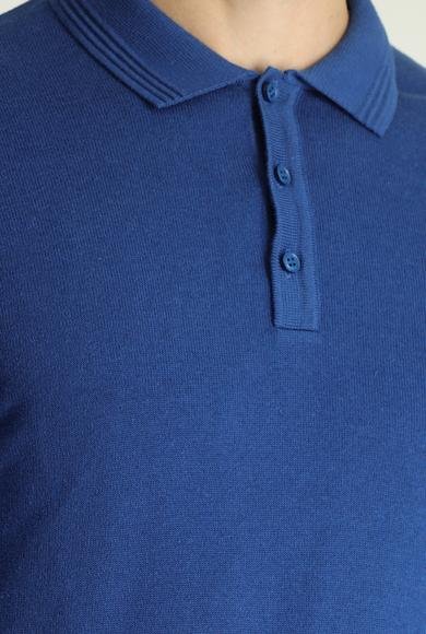 Erkek Giyim - İNDİGO 3X Beden Polo Yaka Regular Fit Pamuklu Triko Kazak