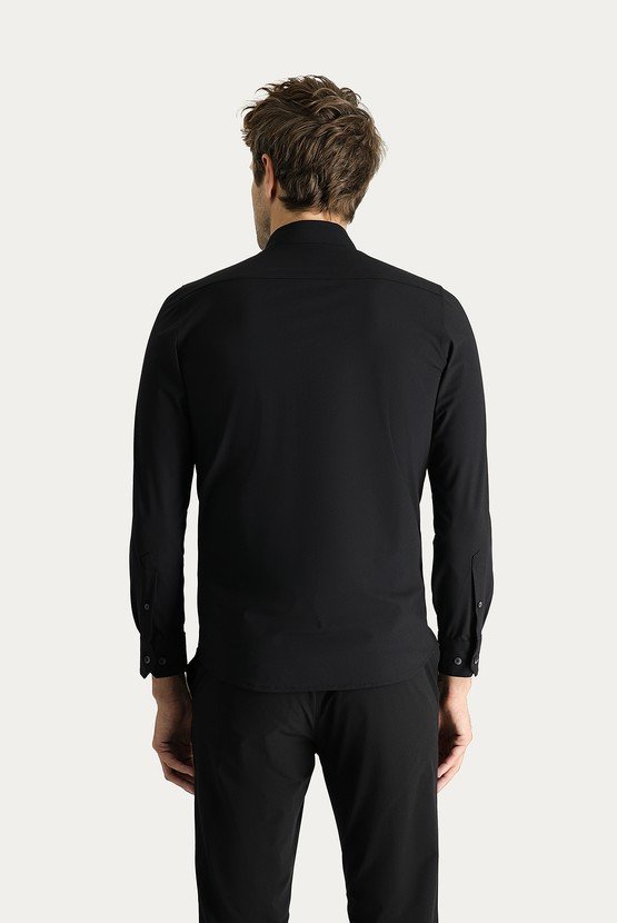 Erkek Giyim - Techno-Line Uzun Kol Slim Fit Dar Kesim Gömlek