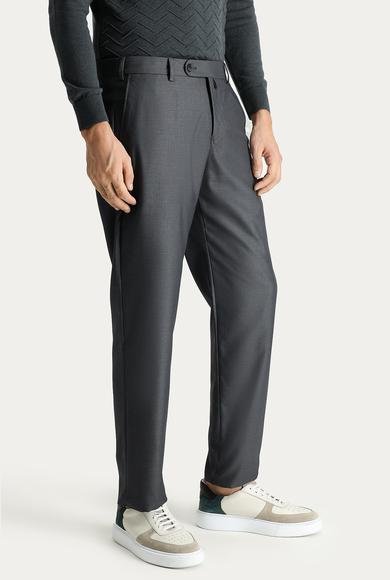 Erkek Giyim - ORTA ANTRASİT 56 Beden Klasik Kumaş Pantolon