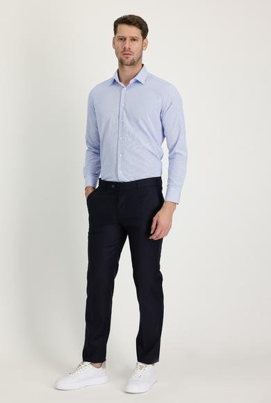 Erkek Giyim - KOYU LACİVERT 70 Beden Klasik Kumaş Pantolon