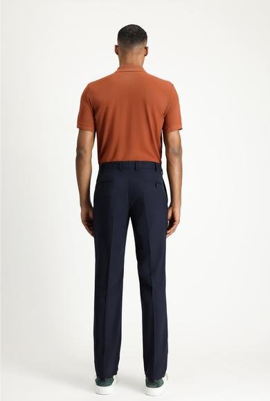 Erkek Giyim - KOYU LACİVERT 50 Beden Klasik Kumaş Pantolon
