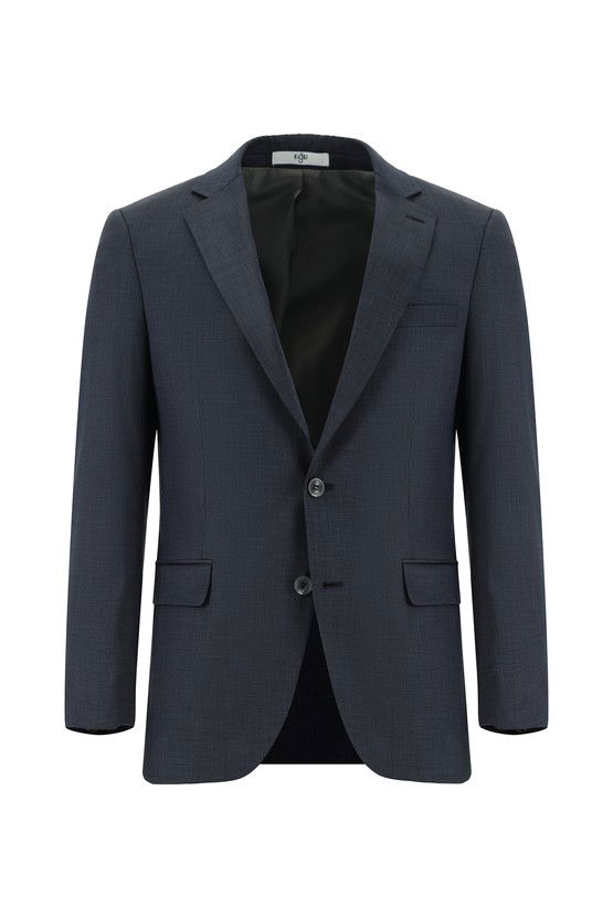 Erkek Giyim - Super Slim Fit Ekstra Dar Kesim Klasik Desenli Takım Elbise