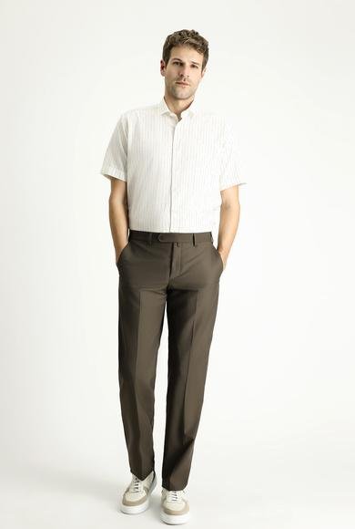 Erkek Giyim - AÇIK KAHVE 50 Beden Klasik Kumaş Pantolon