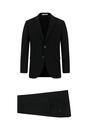  SİYAH  Slim Fit Dar Kesim Yünlü Klasik Takım Elbise